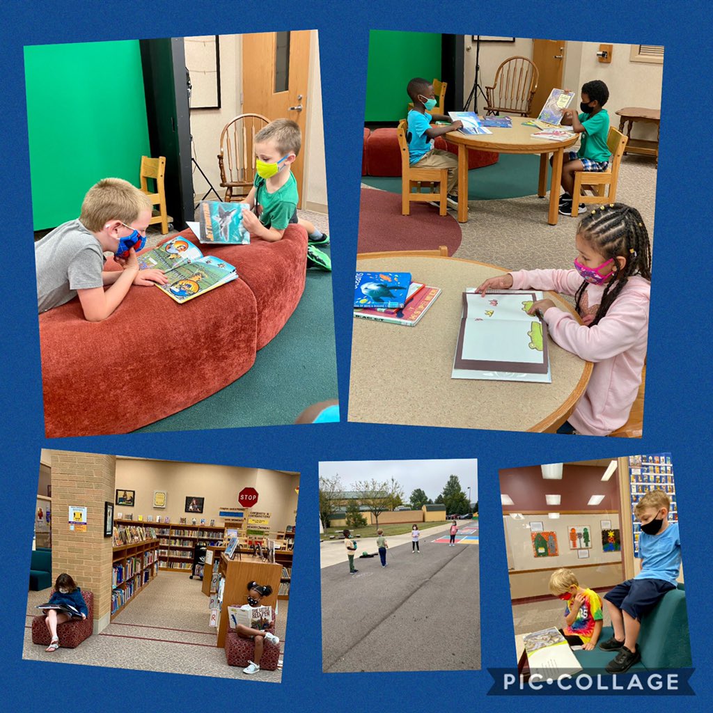 We had recess, checked out books from the library with Mrs. Kussy, learned lots, and made new friends... These 1st Graders “BLUE” me away this week! <a href="/BSEhseIN/">BSE-HSE</a> <a href="/MrsKussyBSE/">Maria Kussy</a>