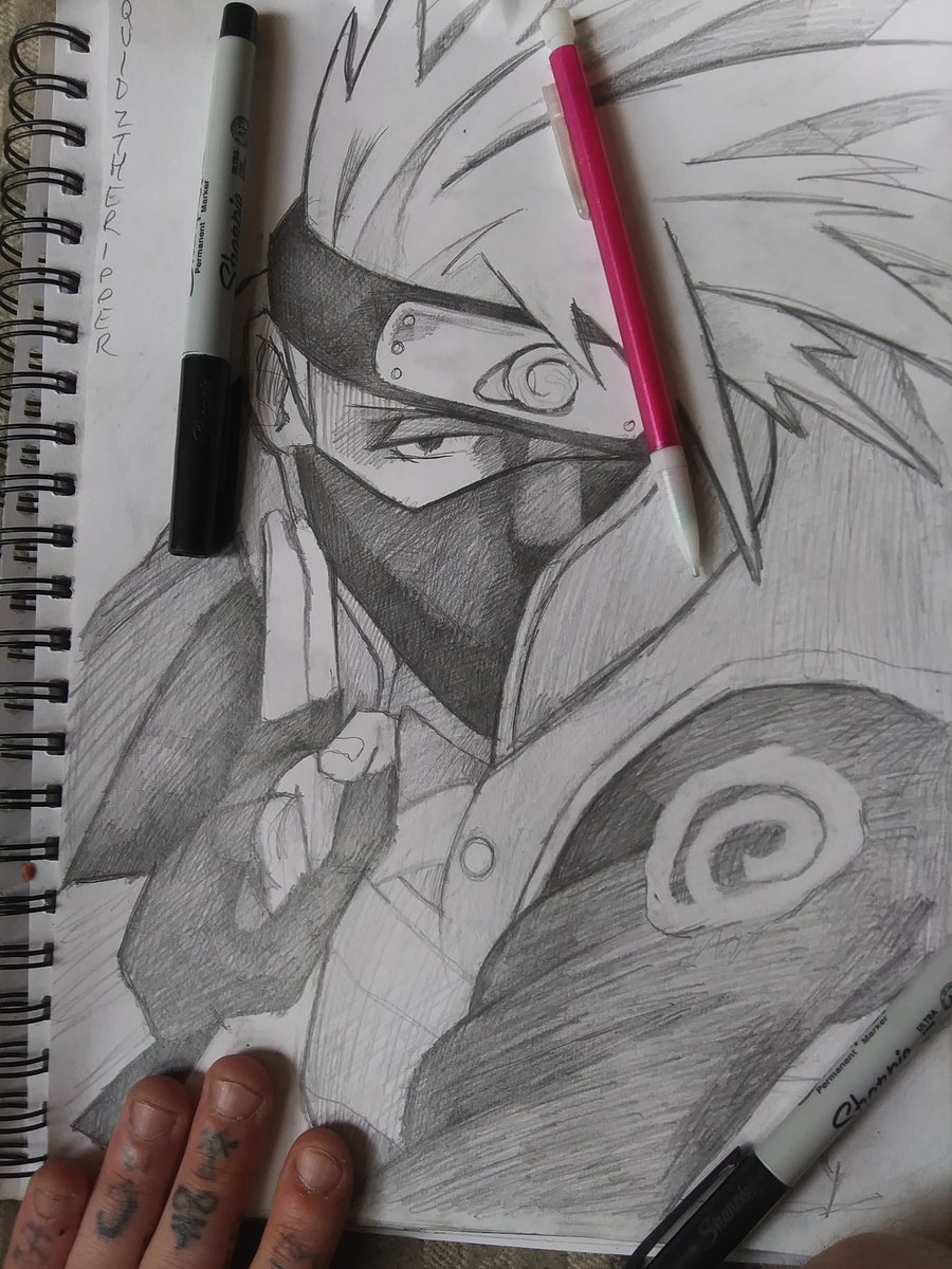 squidzdraws's tweet photo. Asking 25 on this one too dm if interested 😁💙 #Naruto #sketch https://t.co/z99fRXDQRb