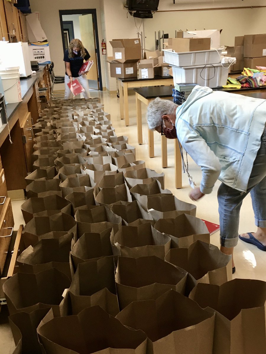 MrsAndersoncms's tweet photo. @cms_grizzlies Grade 5 teachers = epitome of teamwork! Worked harder than Santa’s elves today to prepare care packages for the new fifth graders! Can’t wait to meet them! 🤓@MrsMorwaycms @Kalwarczyk53 @MelindaHannan @Meg_Brodeur @cmbrown9299 @MrsGarrepyCMS @MsSull_CMS @mrsgillcms https://t.co/c9c3SKYeKT