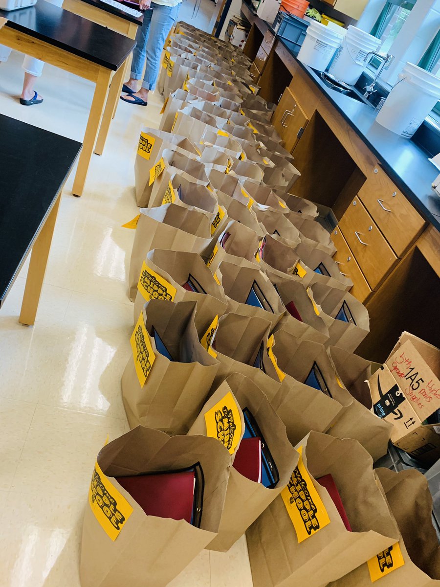MrsAndersoncms's tweet photo. @cms_grizzlies Grade 5 teachers = epitome of teamwork! Worked harder than Santa’s elves today to prepare care packages for the new fifth graders! Can’t wait to meet them! 🤓@MrsMorwaycms @Kalwarczyk53 @MelindaHannan @Meg_Brodeur @cmbrown9299 @MrsGarrepyCMS @MsSull_CMS @mrsgillcms https://t.co/c9c3SKYeKT