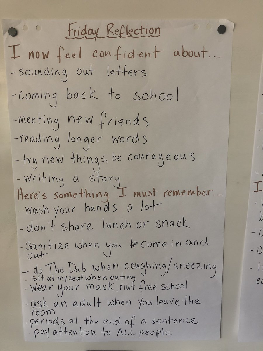 Grade2Csak's tweet photo. We spent time as a class reflecting on our week. We defined reflecting as thinking about our actions and our learning #heronscrossing #rvsed #abed https://t.co/vICbVTxIfM