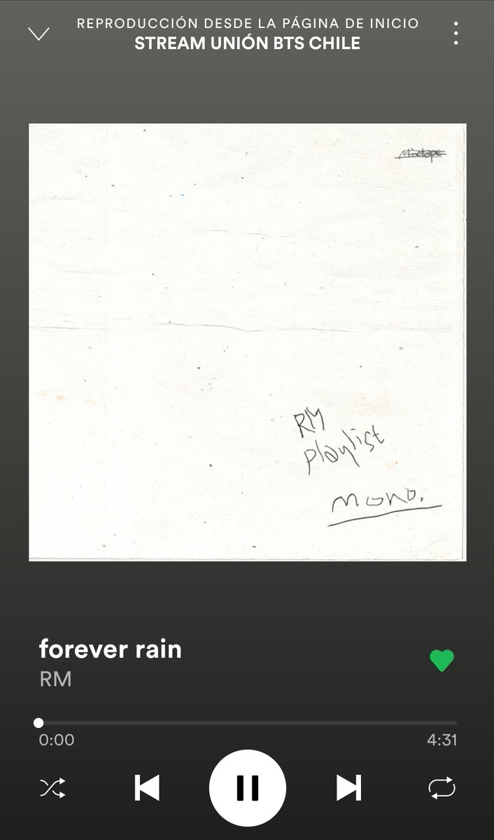 Penguin__Dolls's tweet photo. Forever Rain es una de mis canciones favoritas de nam 🥺 me gustaba escucharla cuando salía de la u y caminaba hacia el bus.
#ForeverLeaderRM
#ShiningLightRM
#너의_존재가_내_힘이야_남준
#unionbtschile
#RMStreamParty
@unionbtschile https://t.co/dhkXFA572G