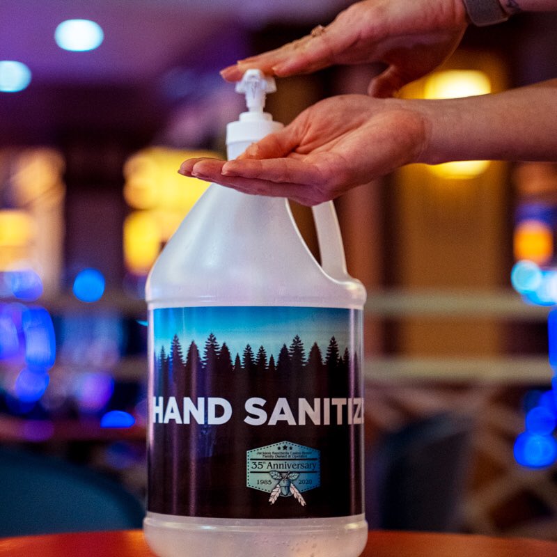 Don't forget to wash your hands often to help stop the spread of COVID-19! We have placed extra hand sanitizing stations around the casino for your convenience! Learn more about our safety measures at JacksonCasino.com #ExperienceWinning #RancheriaStyle #WearYourMask