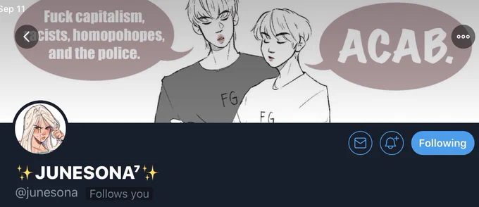 H-HELLO WHEN??? WHEN DID THIS HAPPEN,,,,,,,,,,, @junesona hi ur so cool ur art is god tier I think ????? 