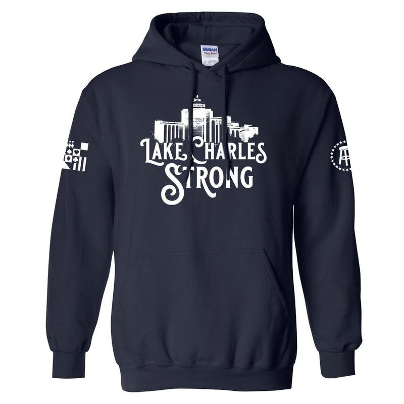 LAubergeLC's tweet image. Hurricane Laura hit Lake Charles as a cat 4 storm impacting our entire region. @barstoolsports have designed a special "Lake Charles Strong" t-shirt and hoodie, which are on sale now. All net proceeds go directly to local charities. 
bddy.me/3kaFlXo
#LakeCharlesStrong