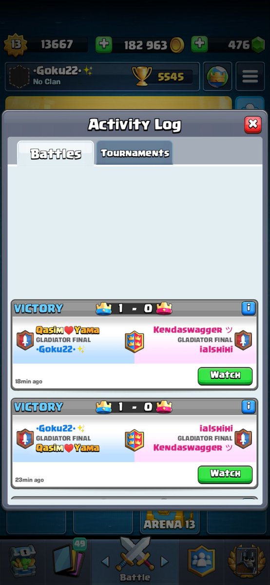 Somos campeones de la <a href="/GladiatorsL_Org/">Gladiators League</a>, we are OP The Boys <a href="/NtrsClash/">Notorious Clash Royale</a> 😁❤️