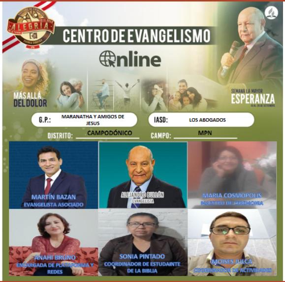 pastorjorgevv's tweet photo. 🚨Nos preparamos para el evento más esperado del año ⏳ Qué esperas! inscríbete, comparte y participa de #LaMayorEsperanza 📲 con el conferencista internacional @AlejandroBullón! Y tú ya formas parte de un #CentroDeEvangelismoOnline?💪🏻#MisiónPeruanaDelNorte😁👍🏻 https://t.co/FPbUrBagFe