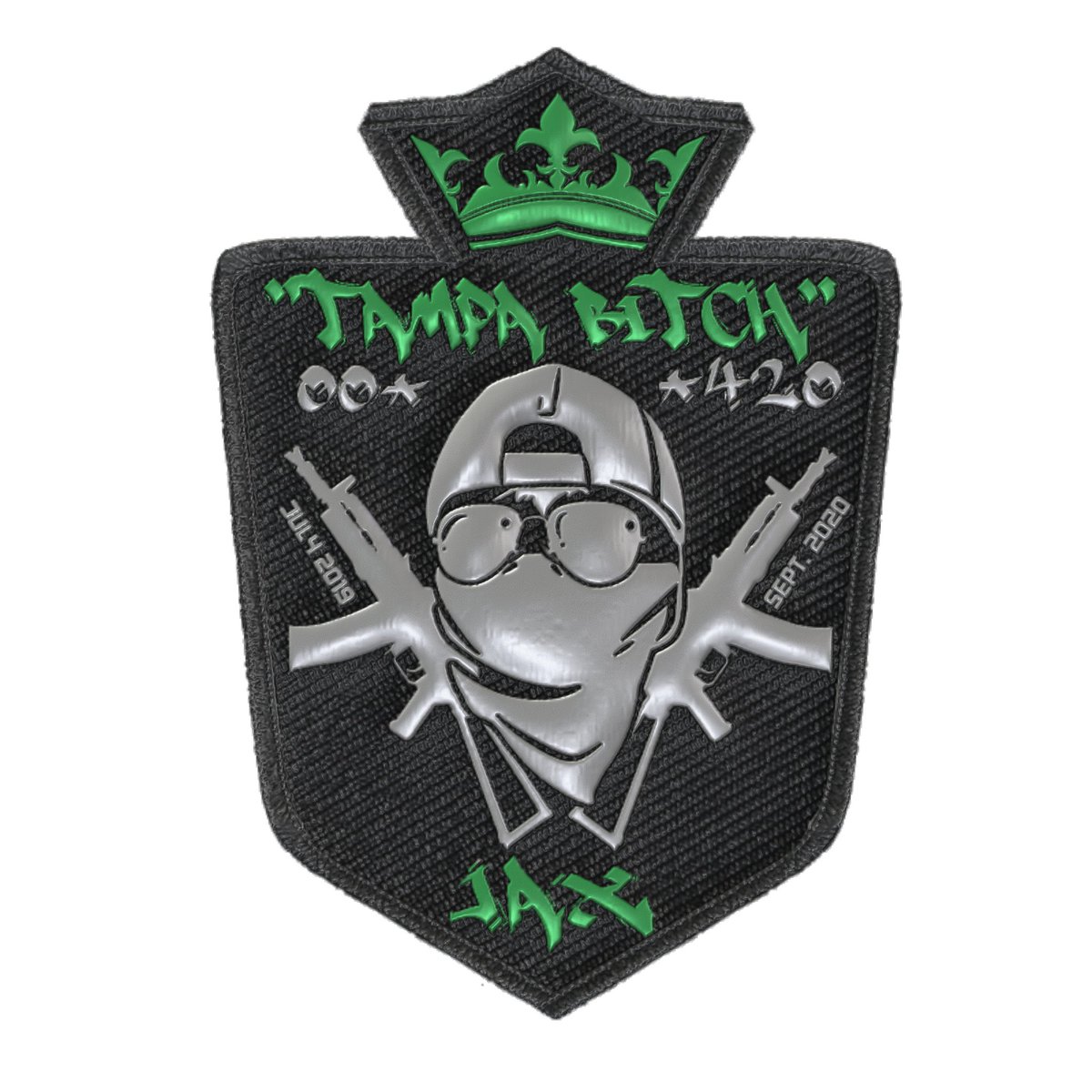 K3Studio's tweet image. Memento Mori. Moral patch for @DirtyDishess in place of of their GTARP character Jax. Dont give up my little dork~

Big thanks to a friend for helping me bake on diffuse and normal maps into this.
#MoralPatch #GraphicDesign #graphicsdesigner