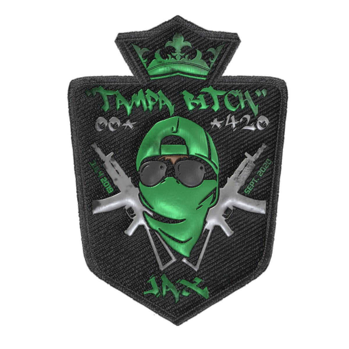 K3Studio's tweet image. Memento Mori. Moral patch for @DirtyDishess in place of of their GTARP character Jax. Dont give up my little dork~

Big thanks to a friend for helping me bake on diffuse and normal maps into this.
#MoralPatch #GraphicDesign #graphicsdesigner