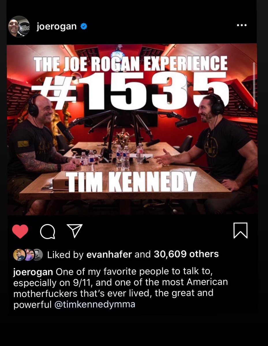 TimKennedyMMA's tweet photo. Podcast with Joe Rogan is up on Spotify. We talk Hawaiian shirts, Joe Rogan‘s birthday party where I poop in the top of his toilet, special forces missions, the upcoming elections with Russian and Chinese interference, how to combat insurgencies, 9/11, most importantly freedom. https://t.co/kv6ouii745