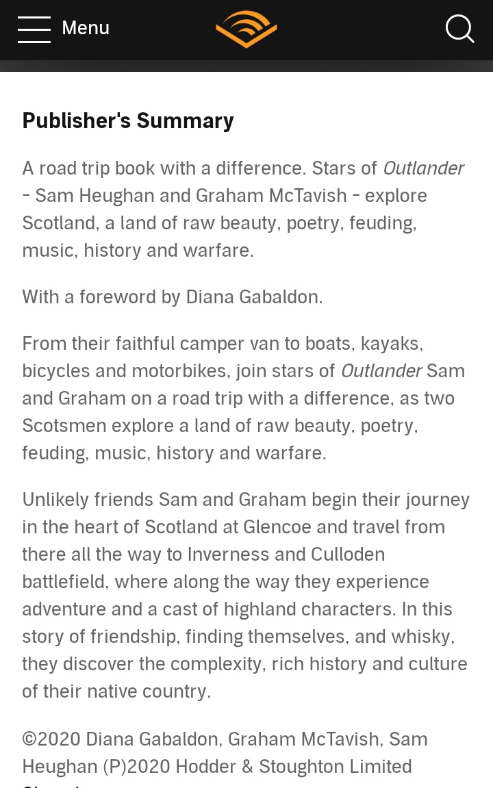 peekaboo_jen's tweet photo. Things just got even more interesting/exciting
The audible version of #ClanLandsBook 
Can you just imagine Sam &amp; Graham reading their book to you?
I'm expecting fits of laughter, arguments, more laughter, the sound of whisky being poured &amp; drunk in the background &amp; more laughter. https://t.co/0Zctsesqft