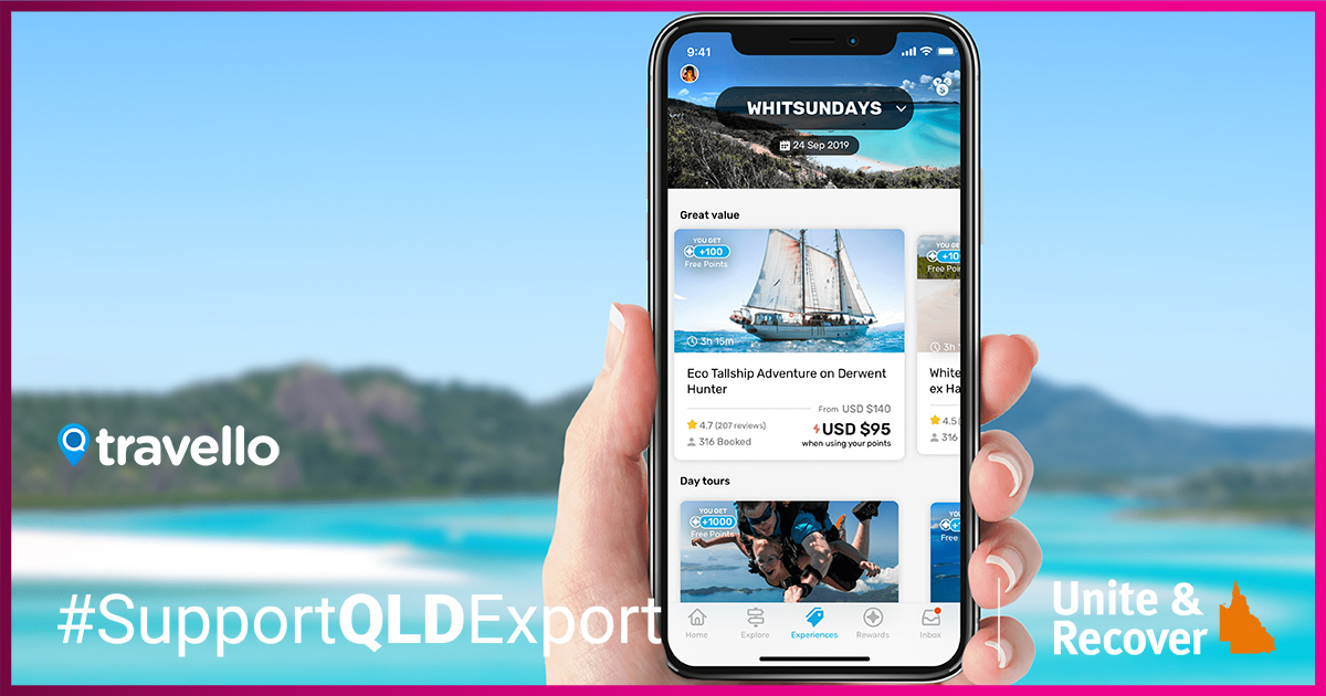 tradeinvestqld's tweet photo. Need travel inspo? #SupportQLDExport loves a good holiday at home & @travelloapp has teamed up with major industry partners to reboot the tourism industry. Read more: https://t.co/6cjNdSDuqL #TravelFromHome
#goodtogo #tiq #tradeinvestqld https://t.co/IcMBfHtG3M