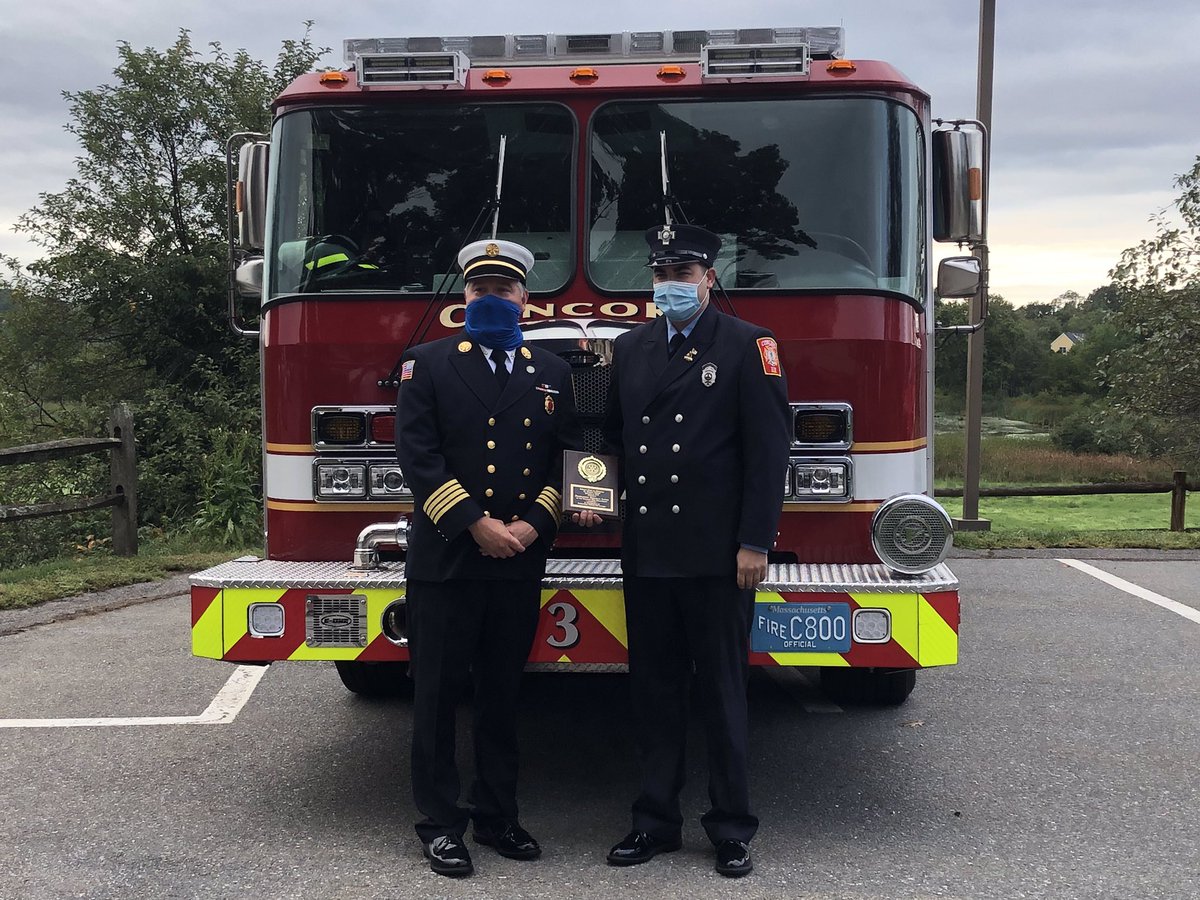 ConcordMAFire's tweet photo. Concordian Al Filipov was a passenger on American Airlines Flight 11, the first hijacked plane to crash into the World Trade Center. In his honor each year two local first responders receive the Al Filipov Award for Courage and Service. FF/EMT Brendan Lyons is our 2020 recipient. https://t.co/WIHOW6ahuV