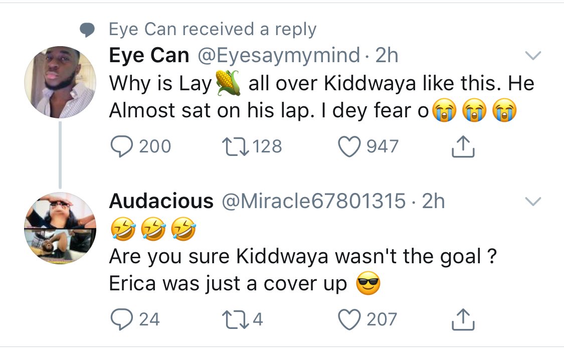 D_officalPeace's tweet photo. Making sense!! I think say na only me notice am 🤔#Bbna #BBNaijialockdown2020 https://t.co/XVuc0QkowT