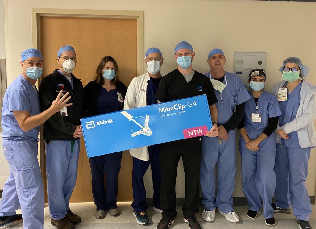 Congratulations to the Methodist Hosp SA Structural Heart Team on their first MitraClip G4 implant today!This incredible team is doing great things for their patients!Dr.Dan Donovan, Dr.Jorge Alvarez, Dr.Devang Patel, Dr.Josh Kollars! <a href="/HCAhealthcare/">HCA Healthcare</a> <a href="/SAHealth210/">Methodist Healthcare</a> <a href="/MethodistMDs_SA/">Methodist Physicians</a>