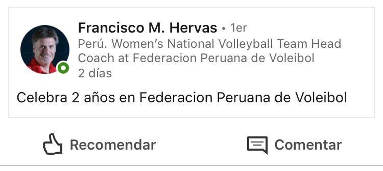 voleibolpe's tweet photo. Felicidades @fhervas13 :( 😬 https://t.co/RRvzi0Tgu3
