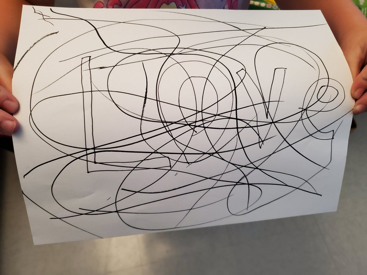 Doodle Line Art! The element of line! 
#grade2isahoot #ENDHuskies