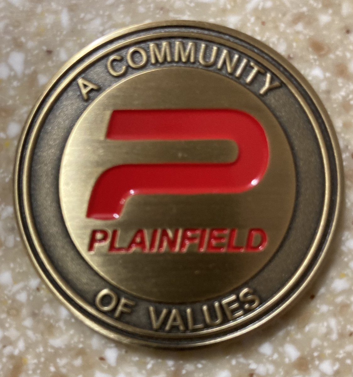 jill_lees's tweet photo. Today, I attended the 9/11 ceremony and dedication of the new public safety “Celebration of Service” Plaza in Plainfield. Such an honor to receive a Town of Plainfield coin for my previous service to the community. #communityofvalues https://t.co/zlp9EF74e0