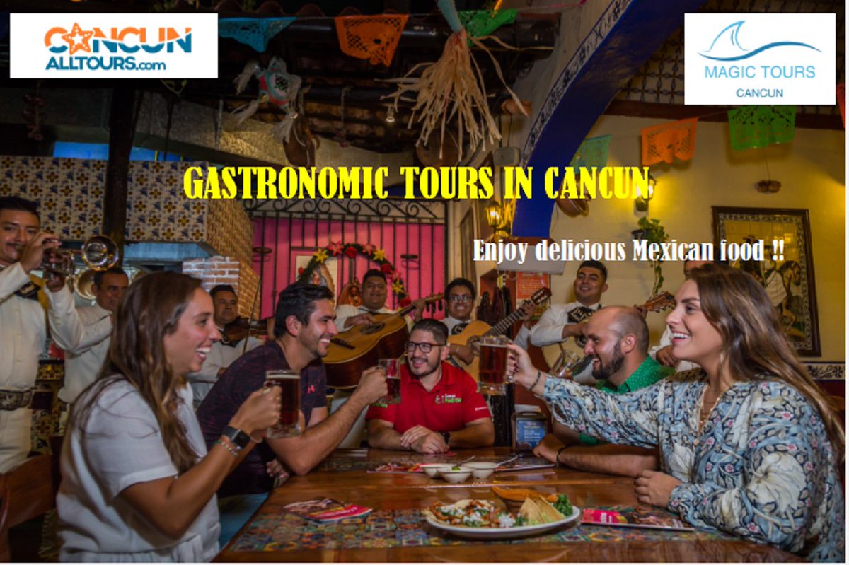 all_cancun's tweet photo. #GastronomicToursCancun
Enjoy #Mexicancuisine in #Cancun trying the best tacos and beers as well as knowing more about the culture of #Mexico, don't wait any longer and book now!!

For more information and online reservations, just click on this link:
https://t.co/83js3rn3l6 https://t.co/nOL0hGklnA