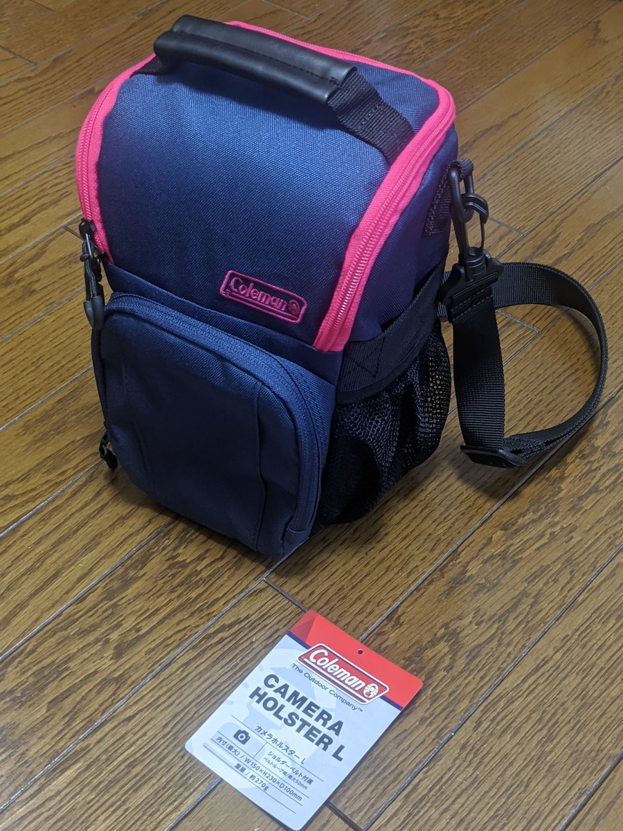 naokiueda's tweet image. コールマンのカメラ用ホルスターLサイズが61EDPH ii 入れにピッタリやった。
 #sharpstar #61edph2