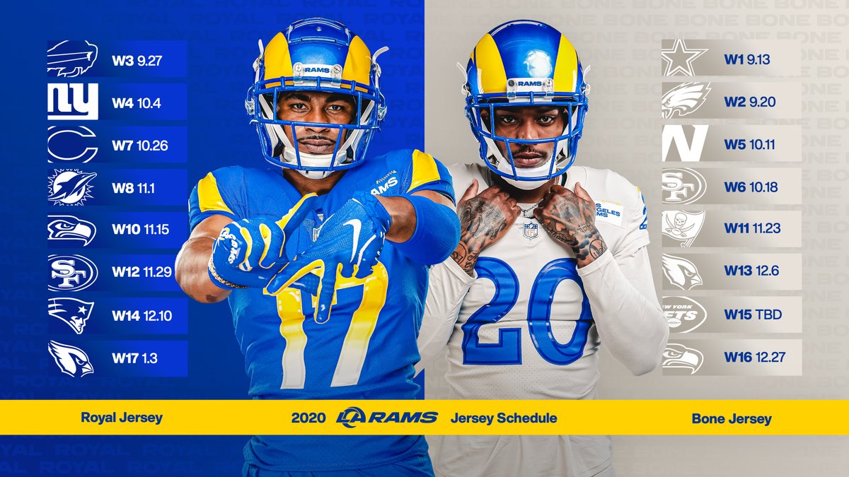Los Angeles Rams on X: 'New year. New home. New look. Your 2020