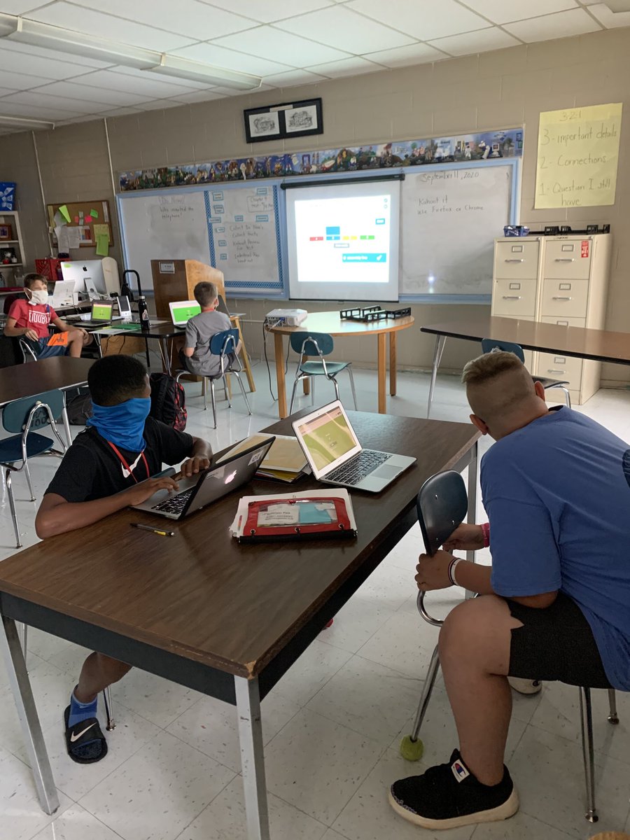 Herring6th's tweet photo. Reviewing Industrial Revolution with Kahoot today! #hillcrestmspats https://t.co/7E43Z24ggt