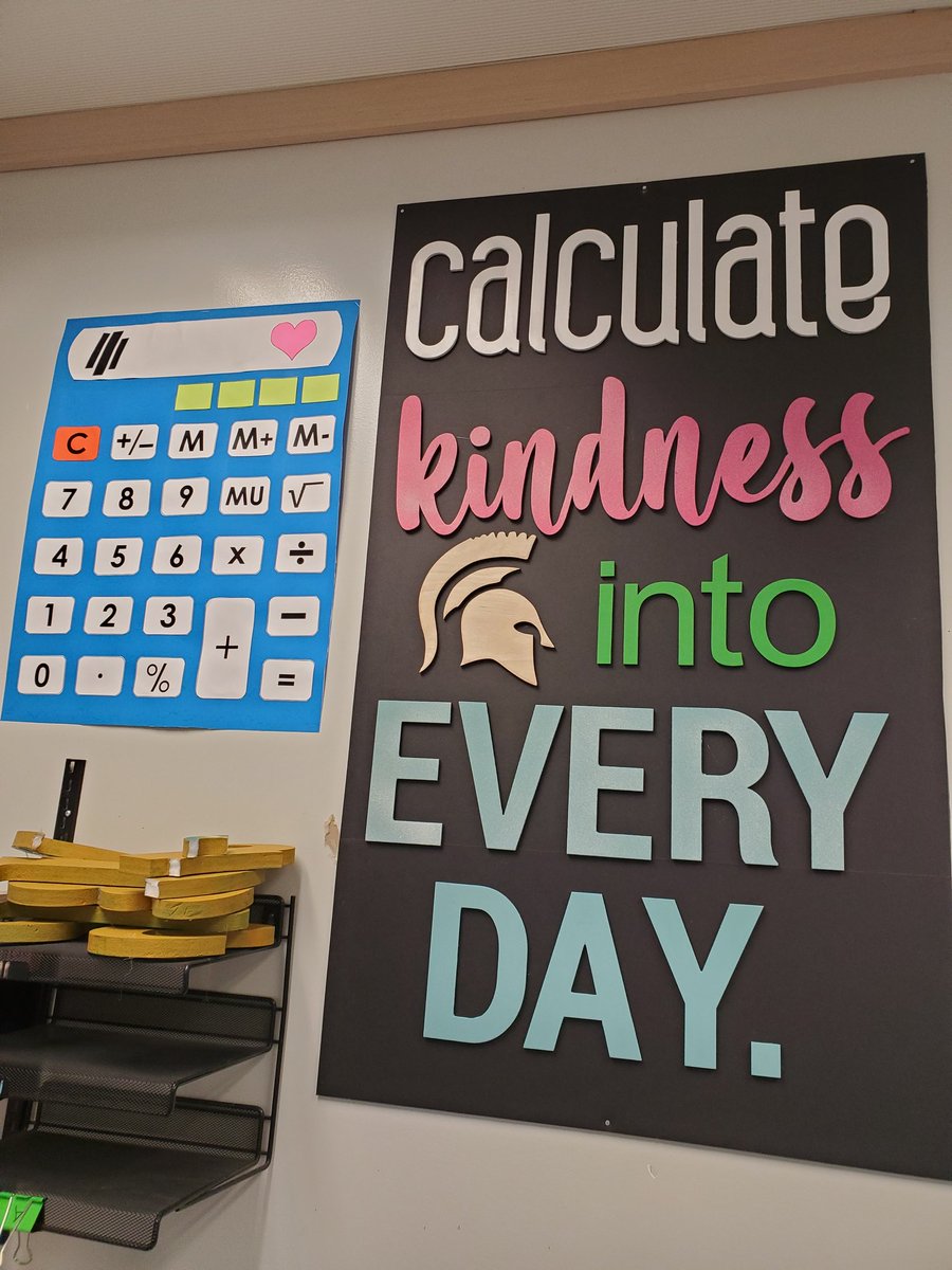 anitakgordon's tweet photo. New year, new sign.  Template on #TPT created by #JoeyUdovich but had the lettering cut out of wood. https://t.co/Yy4xcZDmvo