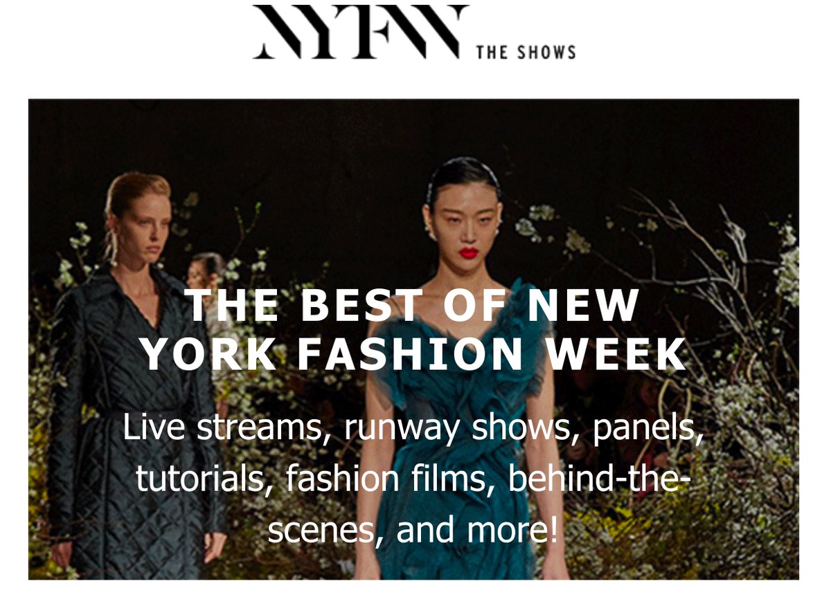 nrpena's tweet photo. All signed up to cover the @nyfw #theshows w/ #runway shows #virtually starting 9.13.2020 for @HiTechchic! Sad I can't be there this year live like last year but glad #NYFW2020 is still going on whether its #virtual or #LIVE w/ #SocialDistancing. #NYFW #NewYorkFashionWeek https://t.co/sBEp7LDJuR