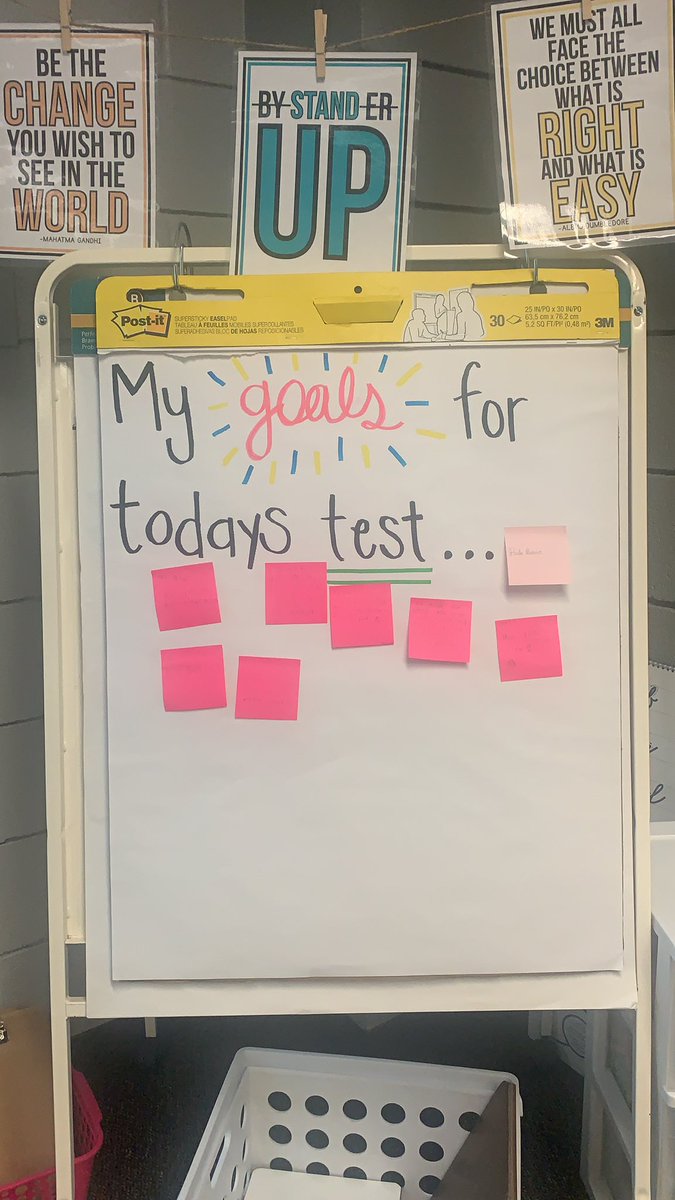 We are goal chasers in this classroom!! Two 100’s on our first math CBA makes me a happy teacher!