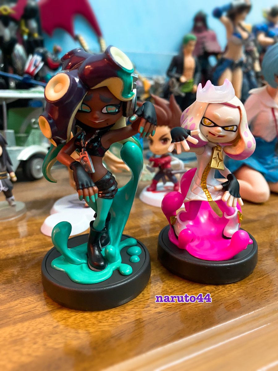 4NaRuTo4's tweet photo. #splatoon #splatoon2 #splatoonamiibo #pearlmarina #perlecoralie #squidsisters #amiibofigures #amiibo #amiibocollection #nintendo #nintendoswitch #games #figure #toys #myfigurecollection #gaming #otaku #naruto44 https://t.co/mLgQlrjXk3
