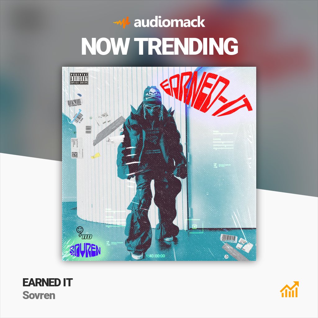 sovrennn's tweet photo. Earned It 🚀🚀🔊🔊
out now!!! @audiomack 

https://t.co/bORZLzrFSz https://t.co/P40806JWB4