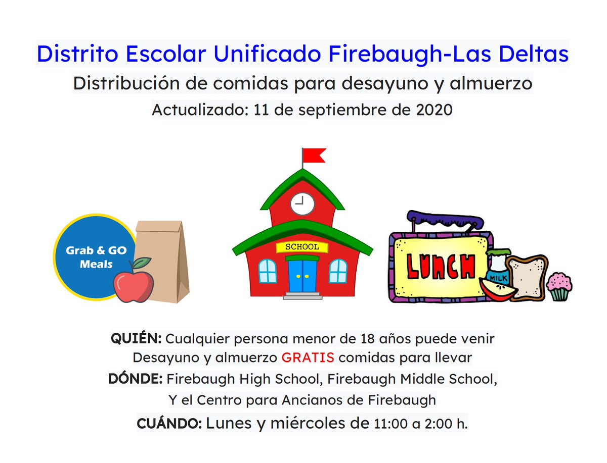 millsinter's tweet image. Another wonderful week Hawks, we hope you have a great weekend!  An update for our meal distribution next week.  We are back to Monday and Wednesday from 11 am - 2 pm at the regular spots.  See the flyers below. #fldusd #millsinter #supfreitas