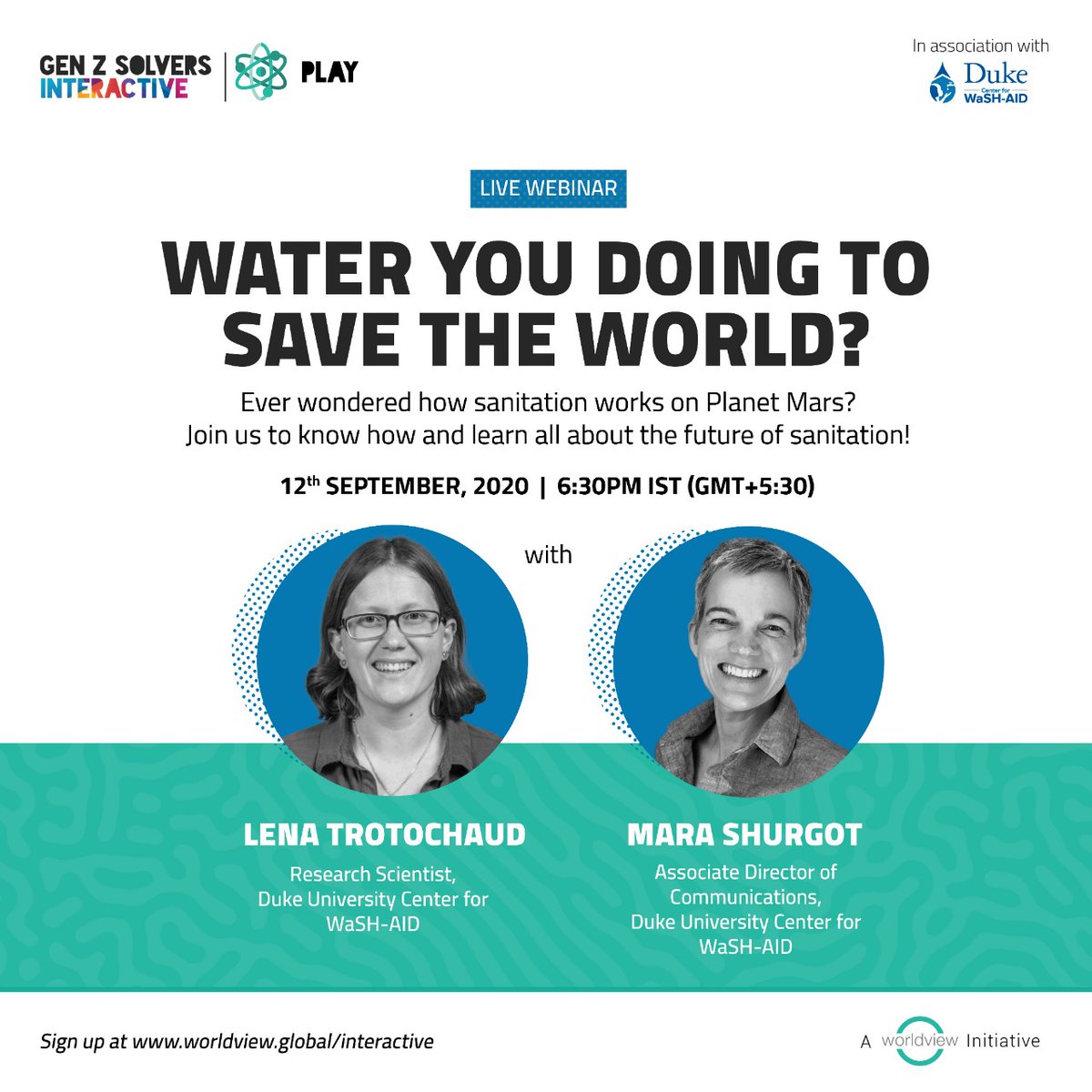 WorldviewEdu's tweet photo. Calling all #GenZ!  

One of the big global public health challenges we face is providing universal access to water, sanitation and hygiene. Get together with your fellow #GenZSolvers from around the world to brainstorm ideas to solve this challenge today and for tomorrow! https://t.co/IgnTnXAJm4