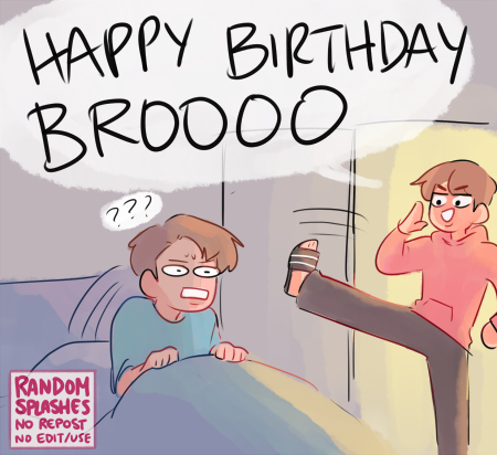 Randomsplashes's tweet photo. jin wishing namjoon a happy birthday at 2AM 🎉

#NamjoonDay #HappyBirthdayNamjoon #HAPPYRMDAY #thank_you_남준이가_돼줘서 #RM챌린지 #BTS @BTS_twt https://t.co/iA3efHrqi9