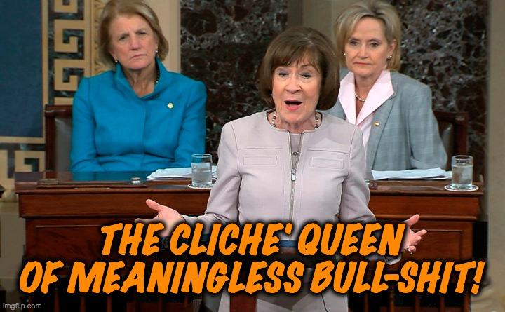PIO2U's tweet photo. @CNNPolitics Susan Collins thinks we are bat-shit crazy as she is!!
Susan is a god-damn fool! #LosingSusanCollins https://t.co/V4lgTIN3Po