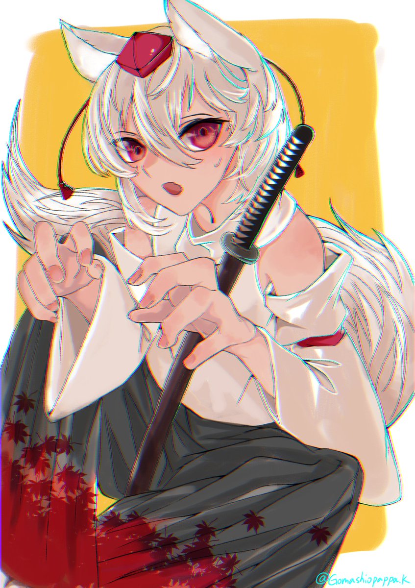 東方 が がお 東方project 犬走椛 東方イラスト 加糖のイラスト