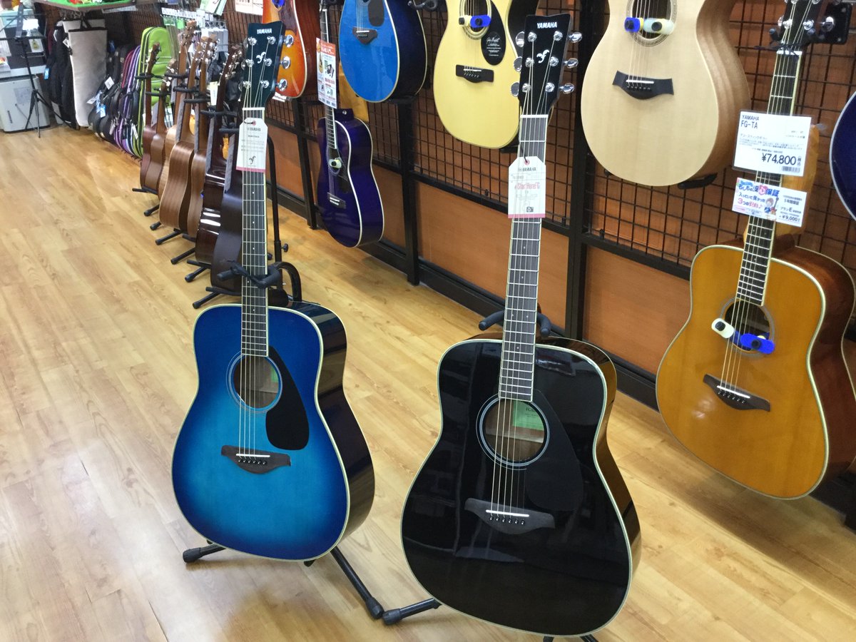 入荷情報】品薄状態が続いているヤマハのアコースティックギターが入荷 