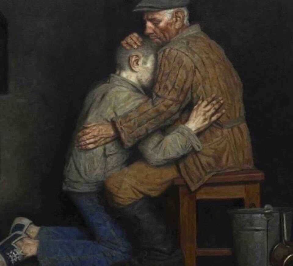 eveyhugo96's tweet photo. El amor es cuando volvemos a casa, cuando el alma vuelve al cuerpo, esquilmada por años de ausencia.
Christian Bobin

El hijo pródigo, Gely Korzhev https://t.co/5dj6Z56GZ5
