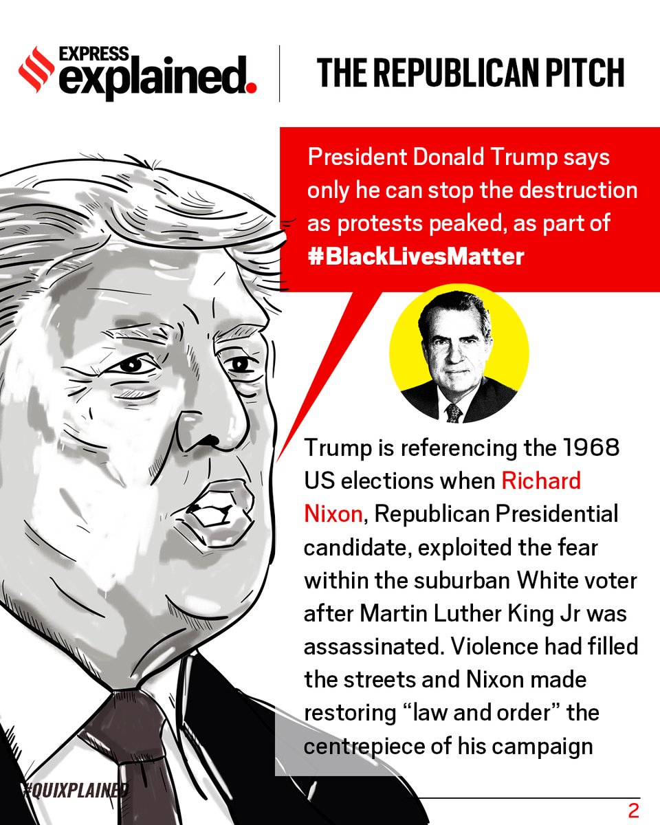 US President Donald Trump is up for re-election. Here's the Republican pitch. (2/6) #Quixplained  #ExpressExplained