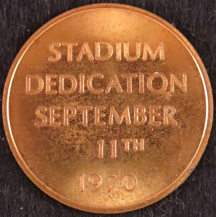 Fifty years ago today, Boise State played its first game in the new Bronco (now Albertsons) Stadium. It could not have opened in a crazier fashion, with a near death in full view of the fans just before kickoff…here’s the story, and a few fun asides.