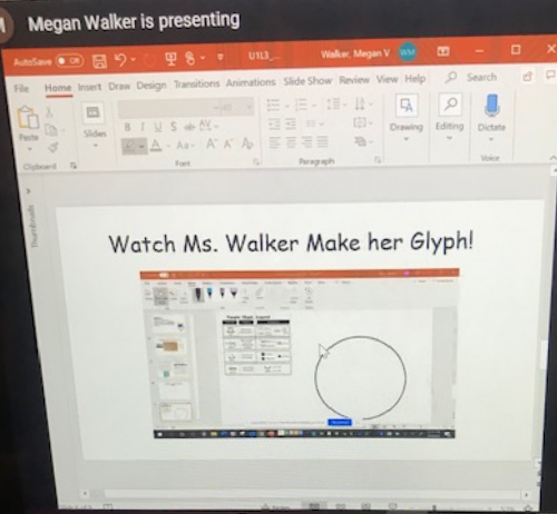 PrescottOMES's tweet photo. Students in @MsWalker_OMES 's class got to create glyphs to show the class how they prefer to engage in math instruction! The kids loved seeing the origin of glyphs before they made their own! @OMESConway @OMESAP2 @ksmithomes https://t.co/a9XyFvHXDi