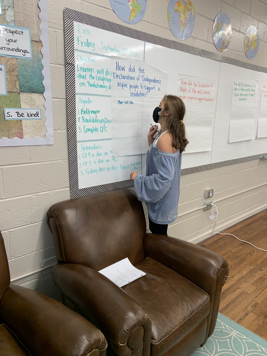 MsDubEDU's tweet photo. @SummitSpark Today, learners connected Enlightenment philosophersβ ideas to revolutionary documents! #projectbasedlearning #pikeroadway #callingoutthechampions #patriotpride https://t.co/UkqdDH4jC9
