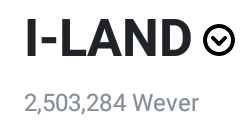 ENHYPENBRTeam's tweet photo. I-LAND has now surpassed 2.5 Million Wever on Weverse! ๐๐
#Mnet #์ ๋ท #ILAND #I_LAND #์์ด๋๋ #Go_ILAND #ILANDWeverse @mnetiland https://t.co/VhyQvDo11z