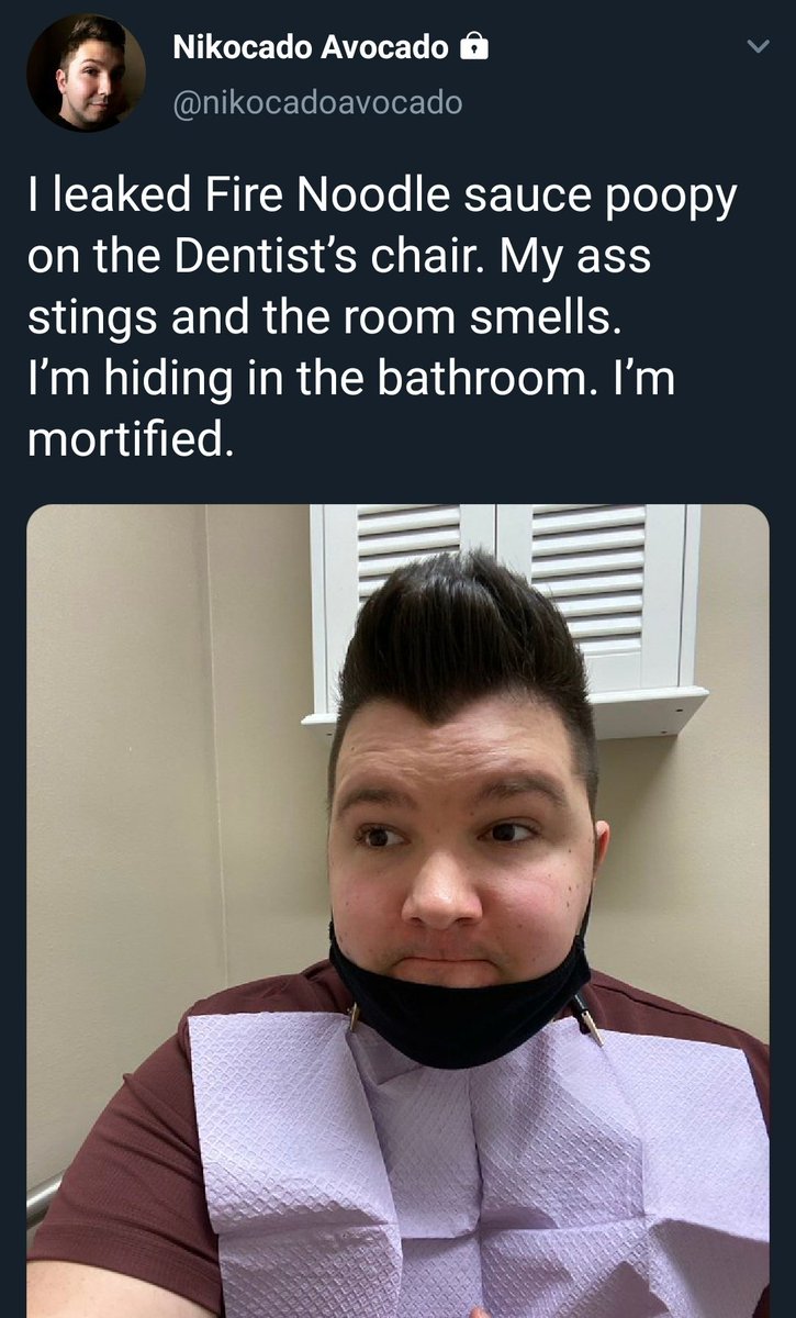 i follow his private Twitter and im going to gouge my eyes out