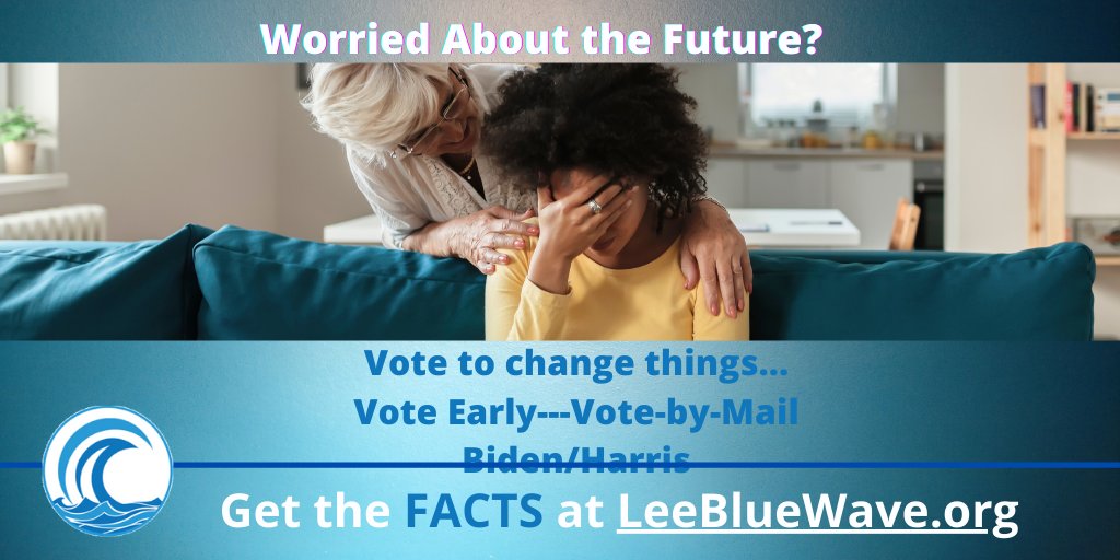 LeeBlueWave's tweet photo. COVID? Racial Injustice? No job? Can you afford 4 more years? Use your voice, make a plan. Register to vote. Enroll in Vote-by-Mail. Options! #LeeBlueWave #FLBlueWave #LeeDems #BidenHarris https://t.co/8jdMjG6aKc