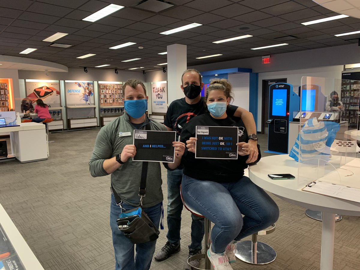 Mr. and Mrs. Fitzgerald excited to switch back to AT&amp;T!! Welcome!!! <a href="/natelove86/">Nathan Love</a> @okla_phillips @melphillipsOK <a href="/clauren12/">Cami Henning</a>