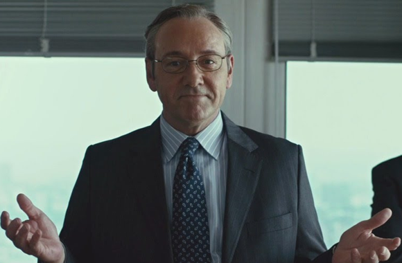 I really like Margin Call.Kevin Spacey's character in it is a worm.Ironically, I don't think the writer and the producer were trying to make him one. #film