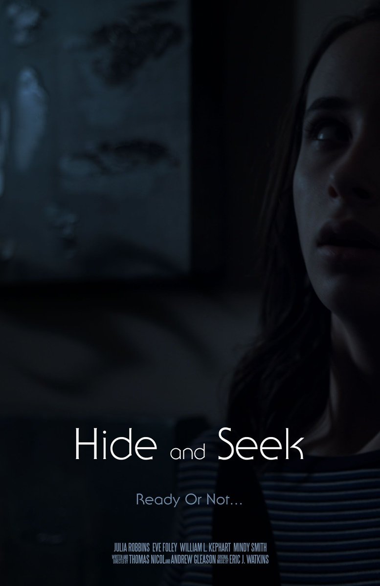 Check out the great short film Hide and Seek at CSFF! buff.ly/2Zp4whd 
Tickets for the Crypticon Seattle Film Festival streaming are available from Bold Type Tickets. Prices start at $5 per block or $15 for the whole show! buff.ly/2F5PNko #filmfestival #horror