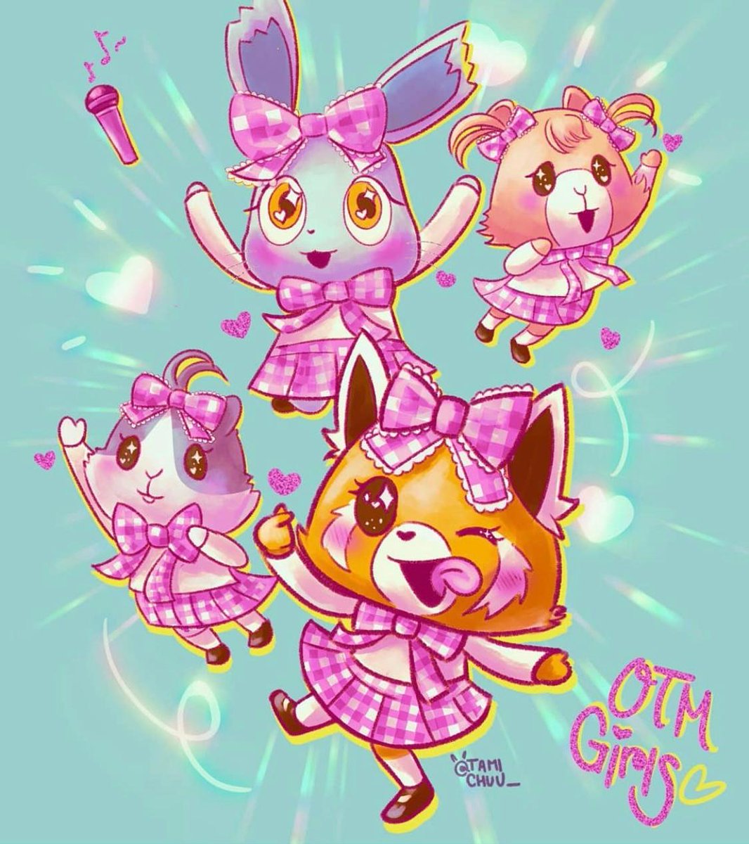 aggretsuko's tweet photo. Viral Star 💖or Aggressive Girl 🔥? Amazing #Aggretsuko fan art by @tamichuu__ ✨ https://t.co/cmNYNn7ehk