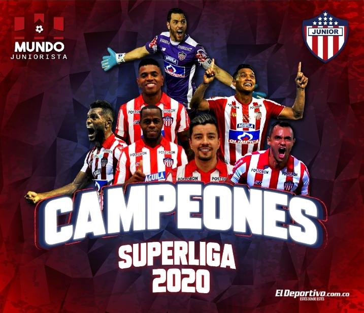 El Deportivo Twitterren Junior Campeon Juniorclubsa Es El Campeon De La Superliga 2020 Tras Vencer Al America De Cali 3 2 Felicitaciones A Todos Los Hinchas Del Tiburon Superliga Https T Co Gilkwpkn3d